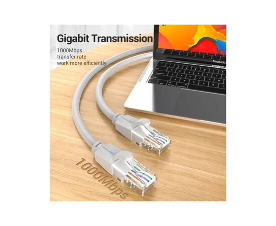 Патч-корд 2м, UTP cat 6 RJ-45 gray Vention (IBEHH), изображение 6