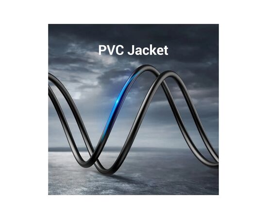 Патч-корд 1м, UTP cat 7 RJ-45 black Vention (IBKBF), изображение 4