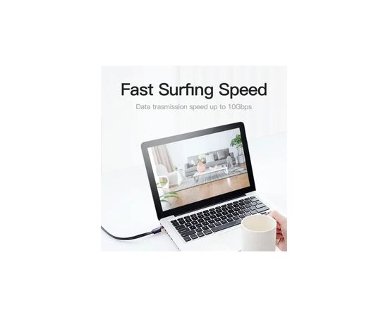 Патч-корд 0.5м, FTP cat 7 RJ-45 black Vention (ICABD), изображение 12