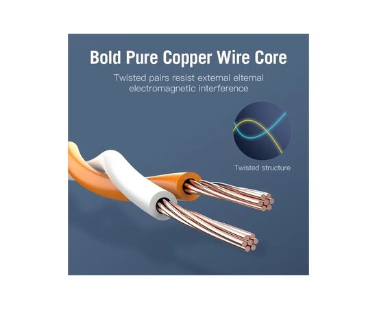 Патч-корд 1м, S/FTP cat 7 RJ-45 black Vention (ICDBF), изображение 8