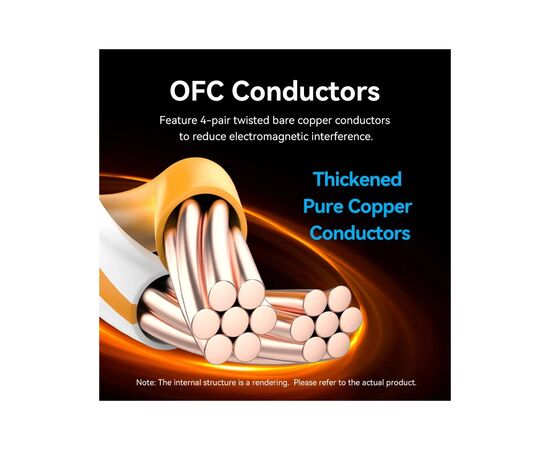 Патч-корд 5м, S/FTP cat 8 RJ-45 black Vention (IKABJ), изображение 6