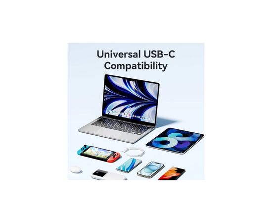 Дата кабель USB-C to USB-C 1.0m 3A black Vention (TRCBF), изображение 3