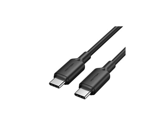 Дата кабель USB-C to USB-C 1.0m 3A black Vention (TRCBF)