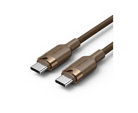 Дата кабель USB-C to USB-C 1.0m 3A aluminum gold Vention (TRDJF)