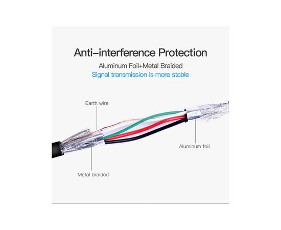 Кабель для принтера USB 2.0 AM/BM 1.0m black Vention (VAS-A16-B100), изображение 5