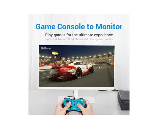 Переходник HDMI F to DVI M 24+1pin black Vention (AILB0), изображение 4