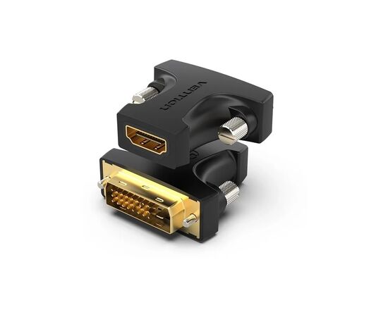 Переходник HDMI F to DVI M 24+1pin black Vention (AILB0)
