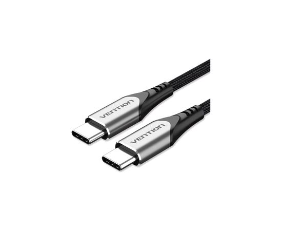 Дата кабель USB-C to USB-C 2.0m aluminum gray Vention (TADHH)