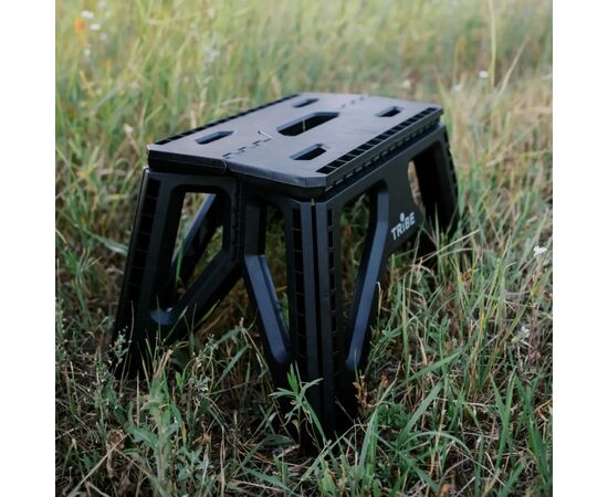 Стул складной Tribe Camp Chair Low пластиковий Black (T-EF-0001-black), изображение 12