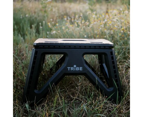 Стул складной Tribe Camp Chair Low пластиковий Black (T-EF-0001-black), изображение 9