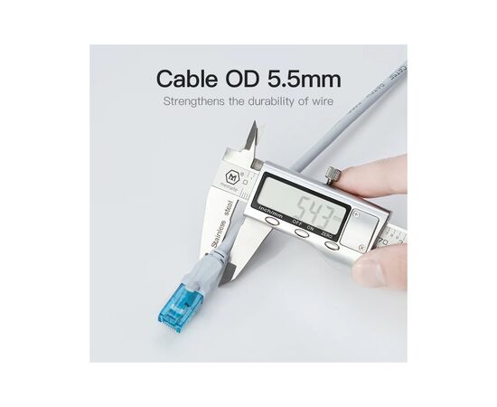 Патч-корд 3м, RJ-45 cat 5e UTP blue Vention (VAP-A10-S300), изображение 9