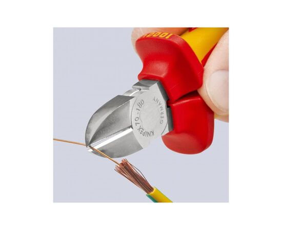 Кусачки KNIPEX боковые 70 06 180 (70 06 180), изображение 3