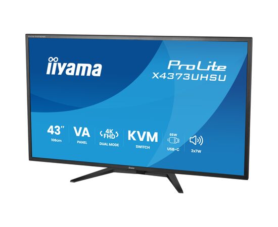 Монітор iiyama X4373UHSU-B2, зображення 9