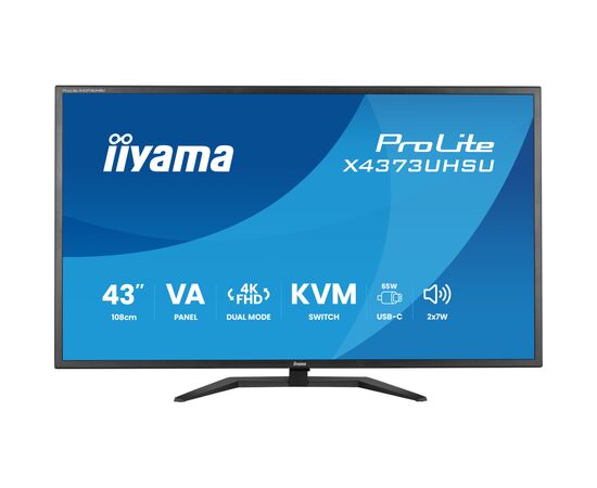 Монітор iiyama X4373UHSU-B2