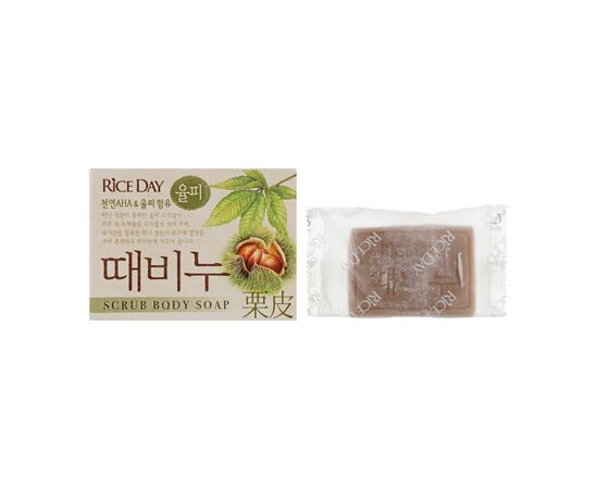 Твердое мыло Lion Rice Day Scrub Body Soap 100 г (8806325615125)