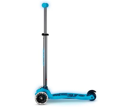 Самокат Micro серії Maxi Deluxe Glow LED" Синій кришталь" (MMD366), изображение 4