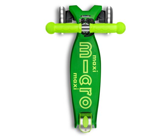 Самокат Micro Maxi Deluxe Neon LED" Зелений папуга" (MMD232), изображение 5