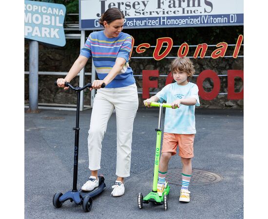 Самокат Micro Maxi Deluxe Neon LED" Зелений папуга" (MMD232), изображение 8