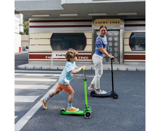 Самокат Micro Maxi Deluxe Neon LED" Зелений папуга" (MMD232), изображение 9