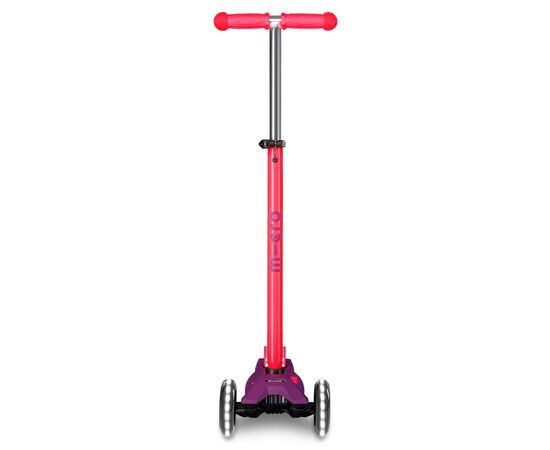 Самокат Micro Maxi Deluxe Neon LED" Ультра рожевий" (MMD233), изображение 4