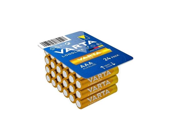 Батарейка Varta AAA Longlife щелочная * 24 (04103301134)