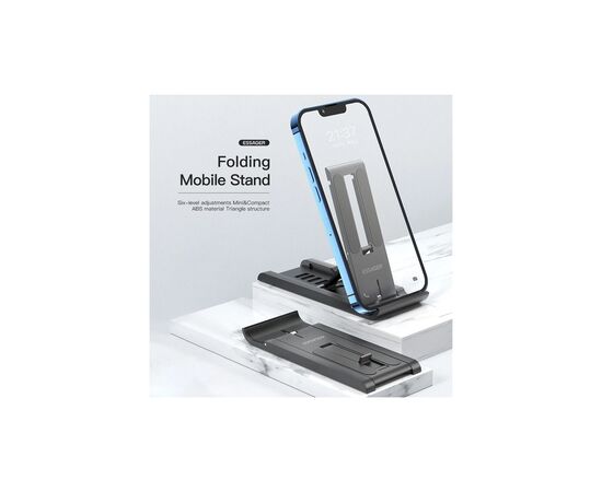 Подставка для планшета и телефона Sailing Desktop Phone Holder Black Essager (EZJZM-FC01), изображение 7