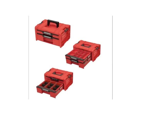 Ящик для инструментов QBRICK SYSTEM набор на платформе, 21", 525*345*885, SYSTEM PRO Drawer Workshop Set 6 Red (Z260370PG003), изображение 5