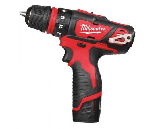 Шуруповерт Milwaukee M12 BDDXKIT-202C Li-Ion 2x2Ah, 3 насадки. (4933447836), изображение 2