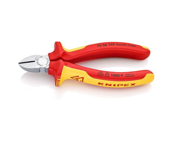 Кусачки KNIPEX боковые 70 06 140 (70 06 140)