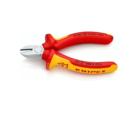 Кусачки KNIPEX боковые 70 06 125 (70 06 125), изображение 2
