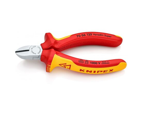 Кусачки KNIPEX боковые 70 06 125 (70 06 125)