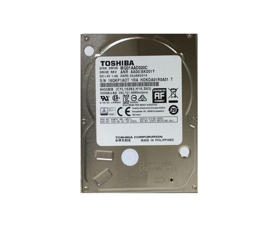 Жесткий диск для ноутбука 2.5" 200GB Toshiba (MQ01AAD020C)