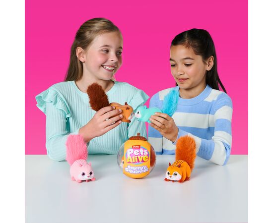 Интерактивная игрушка Pets & Robo Alive Pets alive S1 Белочка коричневый (9565E), изображение 7