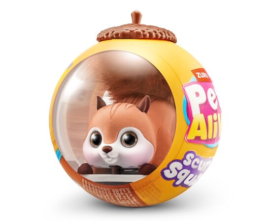 Интерактивная игрушка Pets & Robo Alive Pets alive S1 Белочка коричневый (9565E)