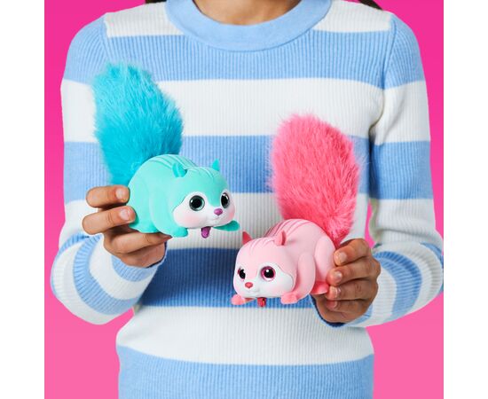 Интерактивная игрушка Pets & Robo Alive Pets alive S1 Белочка розовая (9565B), изображение 4