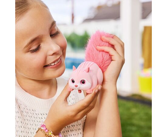Интерактивная игрушка Pets & Robo Alive Pets alive S1 Белочка розовая (9565B), изображение 5