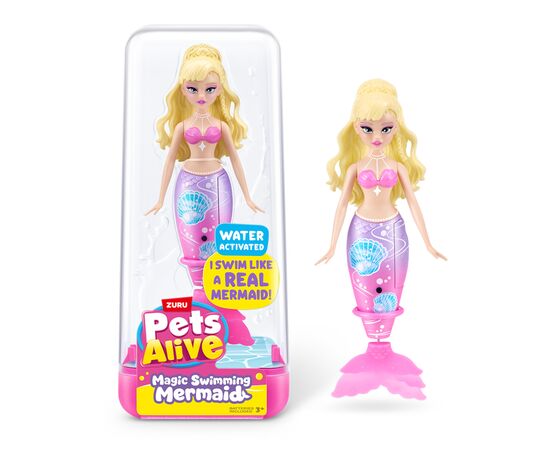 Интерактивная игрушка Pets & Robo Alive Pets Alive S1 – Волшебная русалочка Жемчужная раковина (9567D)