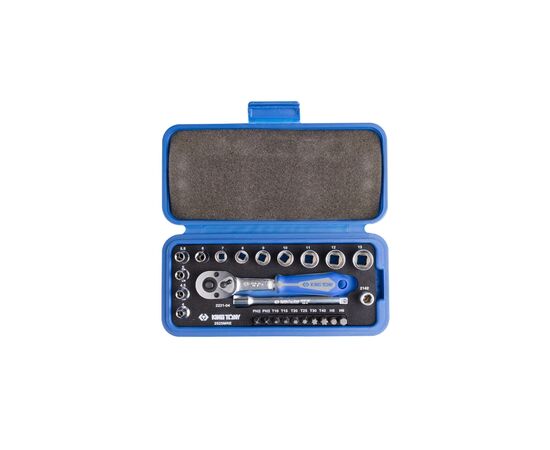 Набор инструментов KING TONY 25 шт 1/4" (2525MRE)