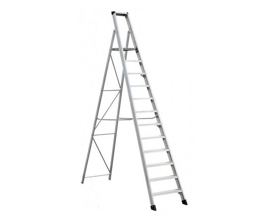 Драбина ELKOP cтремянка 12сх. верхя сходинка-2,5м проф. (SHRP 12), зображення 2