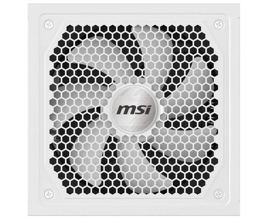Блок питания MSI 1000W (MAG A1000GL PCIE5 WHITE), изображение 4
