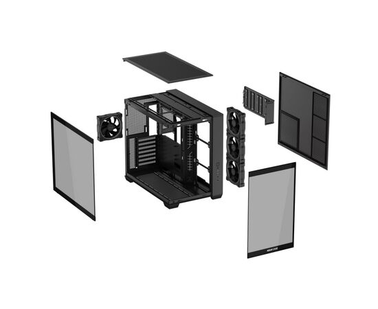 Корпус для ПК ASUS A32 Plus Black Tempered Glass (90DC00S0-B19000), изображение 14