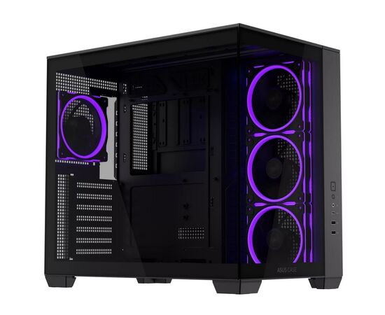 Корпус для ПК ASUS A32 Plus Black Tempered Glass (90DC00S0-B19000), изображение 2