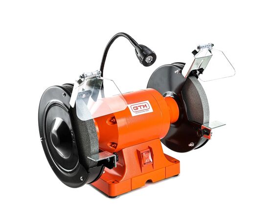 Точильный станок GTM 200мм 400Вт 230В с подсветкой MD3220AL-1 200*20*16 (MD3220AL-1), изображение 2