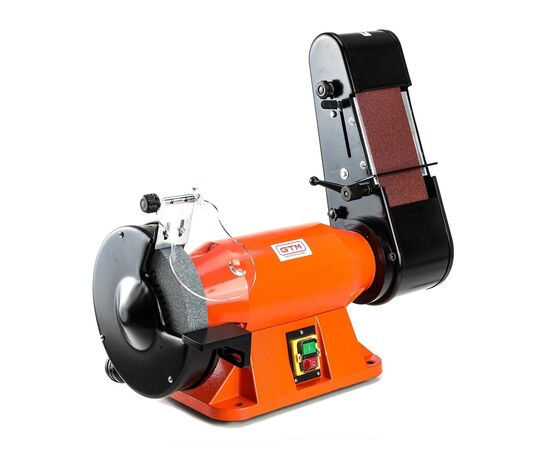 Точильний верстат GTM 200мм 900Вт 230В MDB100/200HD 200*32*32, шліфстрічка 100*914 (MDB100/200HD), зображення 2