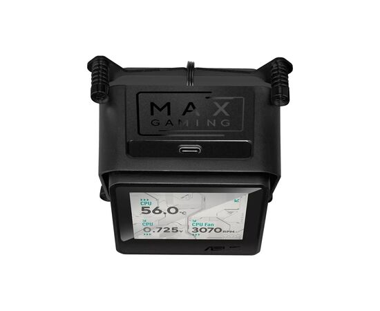 Система жидкостного охлаждения ASUS Max Gaming LC 360 ARGB LCD Black (90RC01G1-B0EAY0), изображение 7