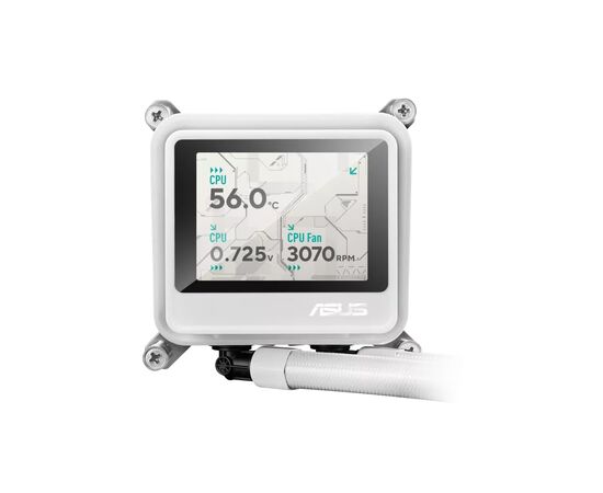 Система жидкостного охлаждения ASUS Max Gaming LC 360 ARGB LCD White (90RC01G2-B0EAY0), изображение 4