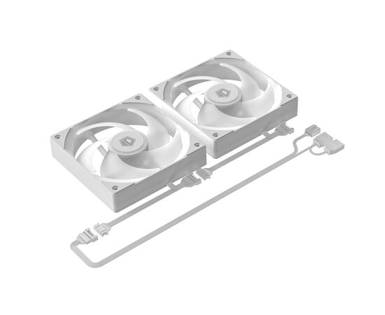 Система жидкостного охлаждения ID-Cooling FX240 LCD WHITE, изображение 7