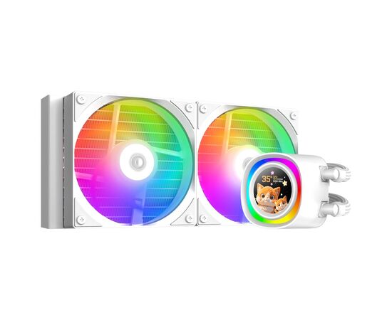 Система жидкостного охлаждения ID-Cooling FX240 LCD WHITE