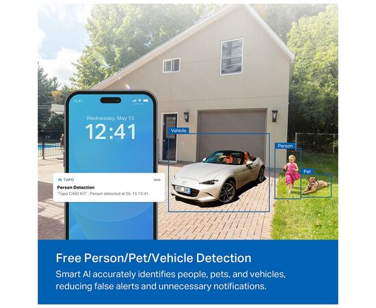 Камера видеонаблюдения TP-Link TAPO-C460-KIT (TAPO-C460KIT), изображение 11