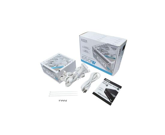 Блок питания Azza 650W (PSAZ-650B-WHITE), изображение 3